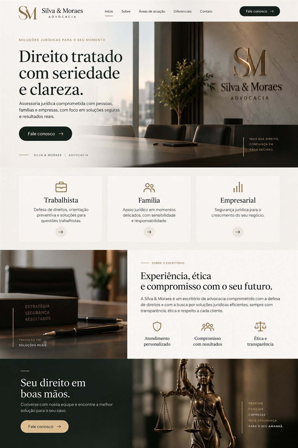 Site de escrit&oacute;rio de advocacia